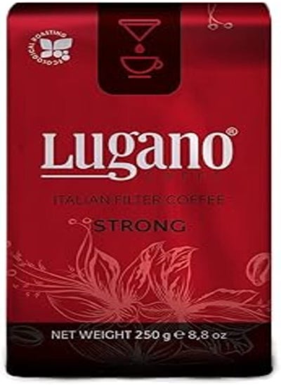 اشتري Lugano Strong Filter Coffee - 250 gm في مصر