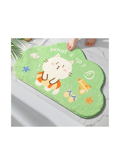 اشتري New Anti Slip Bathroom Absorbent Floor Mat في السعودية