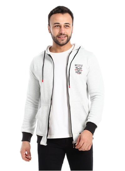 Buy Mens Printedox Hoodie With Front Pockets and through zipper in Egypt