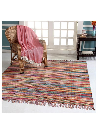 Buy From Egypt Antiques Handmade rug, size 185×285 cm, multiple colors, recycling materials in Egypt