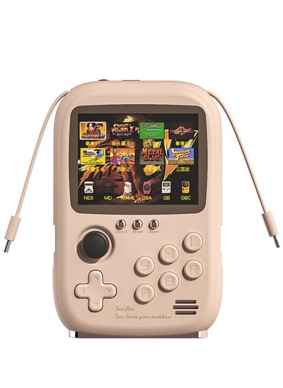 اشتري DY-19 Portable Retro Handheld Game Console, 6000mAh Capacity, 3.2-Inch Soft Light Colour Screen, Built-in 10000+ Game (Pink) في السعودية