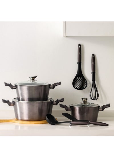 اشتري 10-Pc Cookware Set - Metallic Line Carbon Pro Edition في الامارات