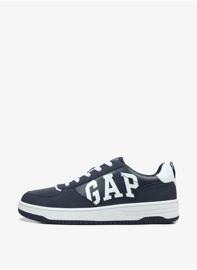 اشتري Men's Logo Print Sneakers with Lace-Up Closure - Boston Cup Low M في الامارات