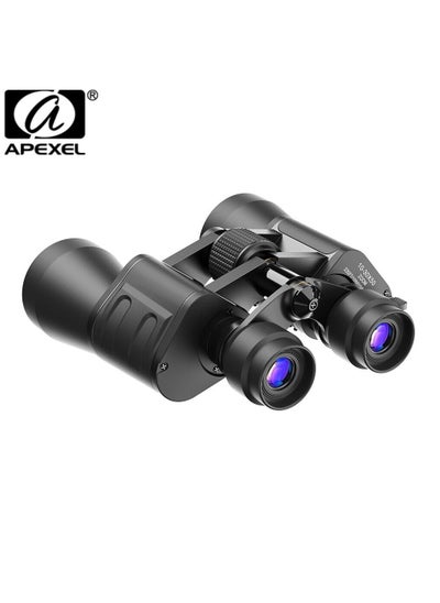 Buy APEXEL Optics Binoculars 10-30X50 High Power HD Telescope 22mm Large for Hunting in Saudi Arabia