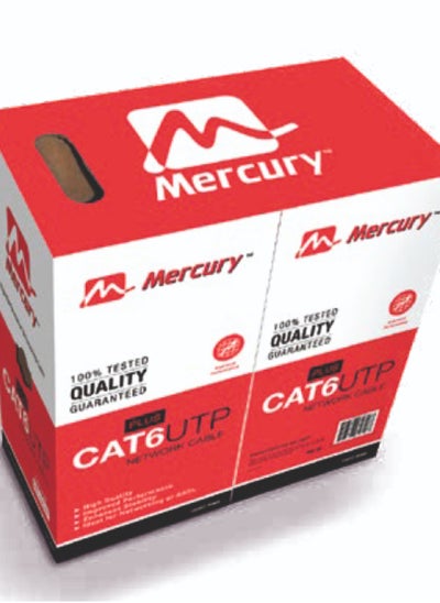 اشتري كابل إيثرنت Mercury Cat6 UTP بطول 305 متر، CCA في الامارات