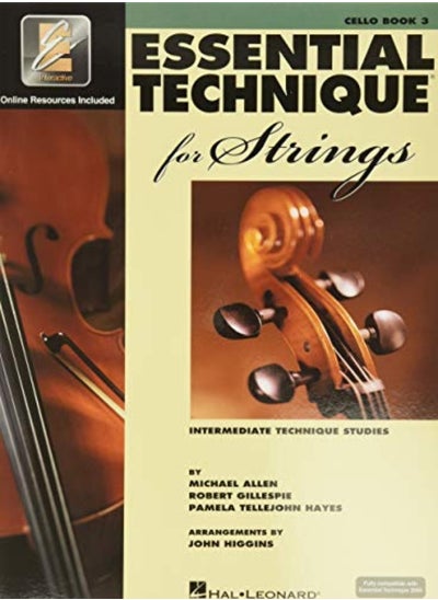 اشتري Essential Technique For Strings Essential Elements Book 3 by Allen, Michael - Gillespie, Robert - Hayes, Pamela Tellejohn Paperback في الامارات