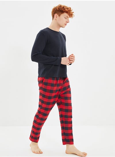 اشتري Multi Color Plaid Pajamas Set THMAW21PT0359 في مصر