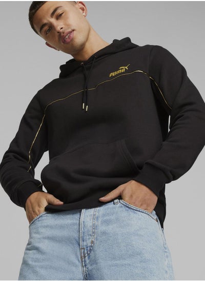 Buy Minimal Gold Fleece Hoodie in Saudi Arabia