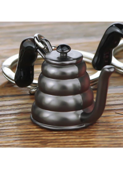 Buy Coffee keychain drip pot black in Saudi Arabia