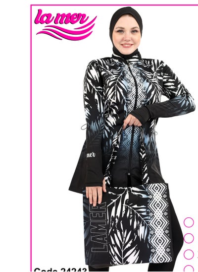 Buy Midnight Tides La Mer Burkini with beach bag in Saudi Arabia