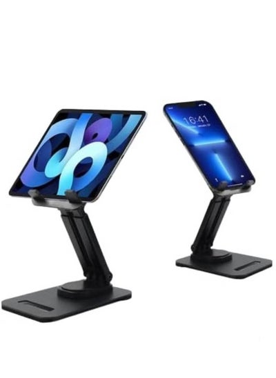 Buy Adjustable ABS Desktop Stand (170x118x30mm) for Phones & Tablets – Universal, Portable, Sturdy Design in UAE