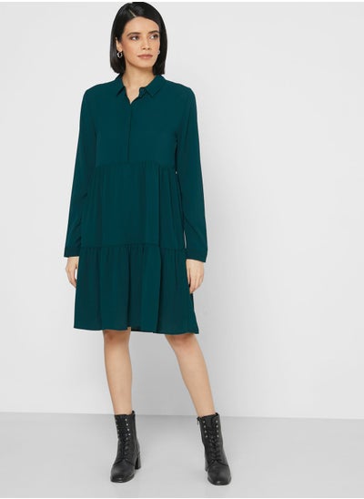 Buy Tiered Shirt Dress in Saudi Arabia