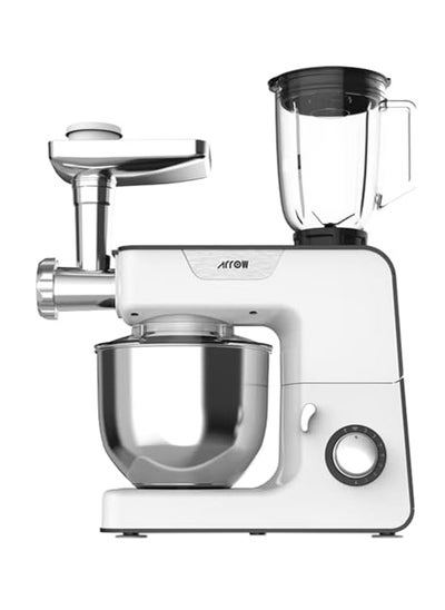 اشتري 3-In-1 Stand Mixer Meat Grinder & Blender With 8 Speeds And  Stainless Steel Mixing Bowl في السعودية