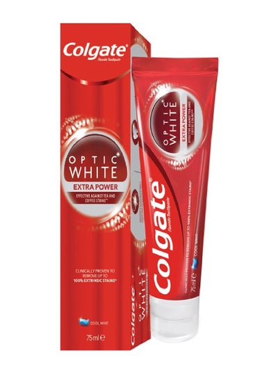 Buy COLGATE OPTIC WHITE EXTRA POWER 75ML in UAE