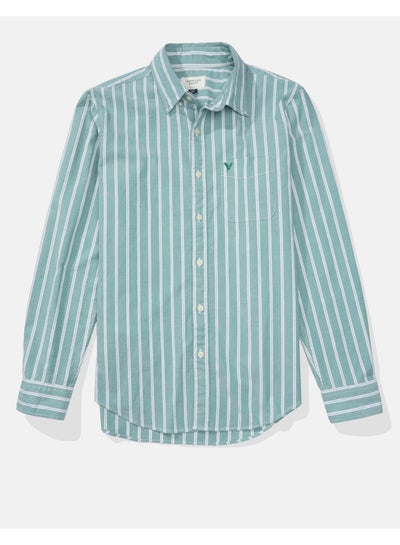 Buy AE Striped Slim Fit Oxford Button-Up Shirt in Egypt
