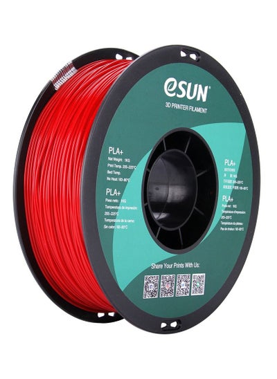 Buy Esun 3D Printer Filament PLA+ 1.75 mm Dimensional Accuracy +/- 0.05 mm 1 Kg (2.2 lbs) Spool 3D Printing Material for 3D Printers – Fire Engine Red in UAE