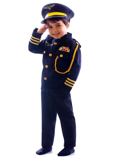 Buy Children Pilot Costume Dark Blue Color in Egypt