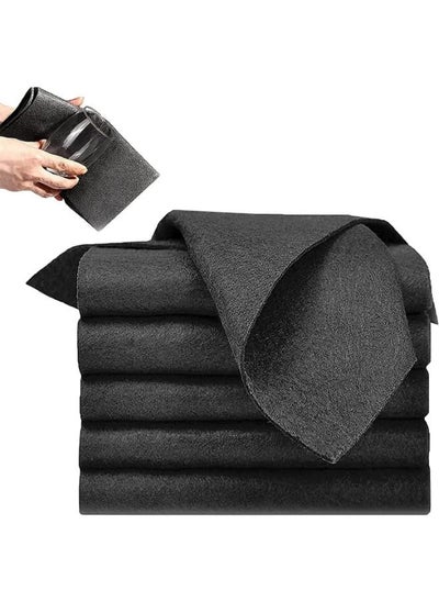 Buy 5 Pieces 30*30cm Multipurpose Thickened Magic Cleaning Cloth  Highly Absorbent Lint Free Cloth in UAE