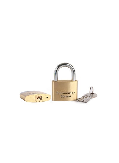 اشتري Terminator Pad Lock Brass 50Mm TPL في الامارات