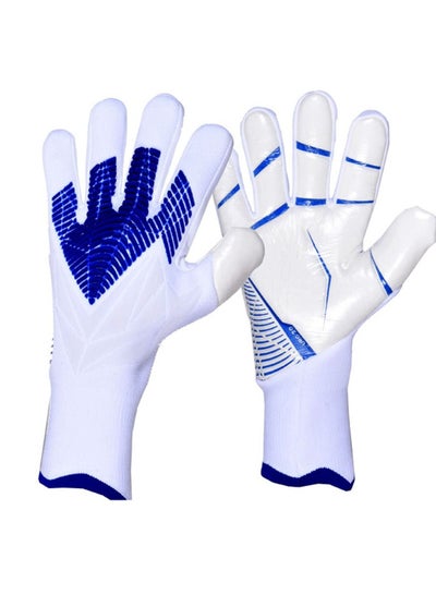 Buy Soccer Goalkeeper Gloves, Youth Adult Soccer Goalkeeper Gloves, High Performance Goalkeeper Gloves, Breathable Soccer Gloves, 4+3mm Super Grip, For Toughest Saves, Training And Matches in Saudi Arabia