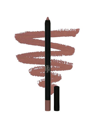 اشتري NONIZ Solid Lip liner Pencil - Matte Finish Makeup - Long Lasting Waterproof - Unique Lipliner Creamy Texture 06 Petal Pink في الامارات