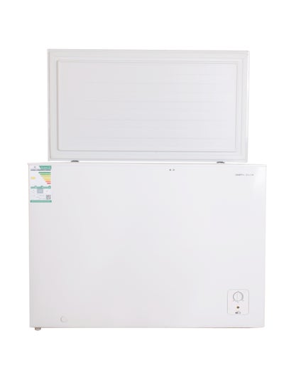 Buy General Goldin 297 Lt 10.5 CuFt Chest freezer, High Efficiency Compressor, Lock, Noiseless, Easy to Move, White in Saudi Arabia