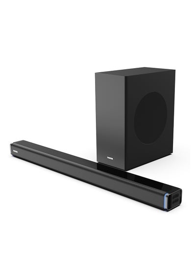 Buy Faster Theater Pro T3000 RGB Soundbar Speaker- 2.1CH Wired Subwoofer and Wireless Soundbar Portable Speaker- 160W Audio Output Power Home Theater 5.0 Bluetooth Speaker TV-ARC, PC, USB, BT, AUX, OPT in UAE