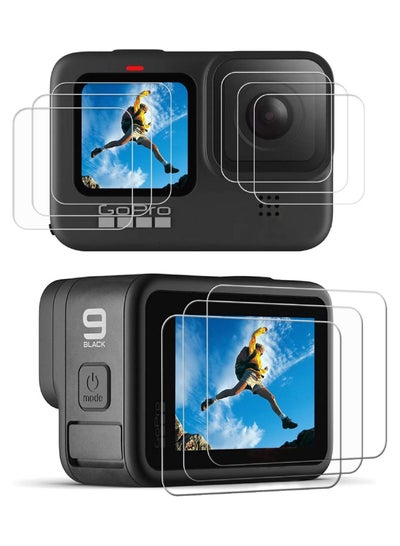 Buy IKBEN 9pcs Hero 11/10/9 Screen Protector, Ultra Clear Tempered Glass Screen Protector + Tempered Glass Lens Protector + Tempered Glass LCD Screen Film in Saudi Arabia