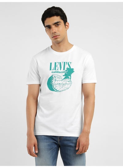اشتري Men's Brand Logo Crew Neck T-shirt في مصر