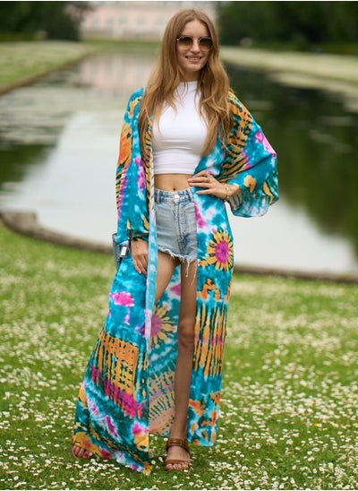 اشتري Beach Printed Robe Sunscreen Cover في الامارات