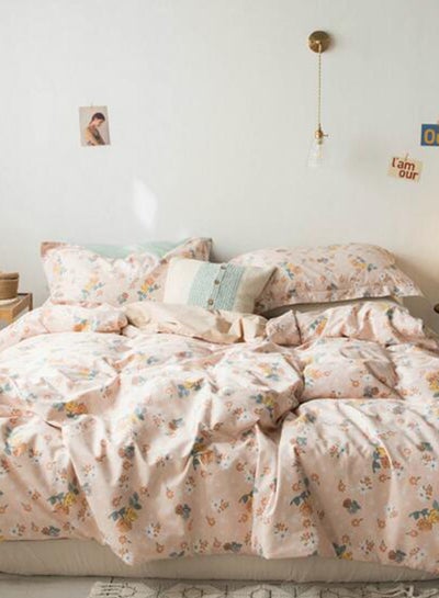 Buy Floral Printed Bedding Set - King 200 x 230cm in Saudi Arabia