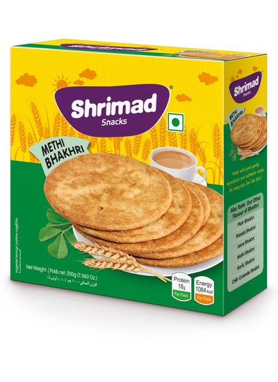 Buy Shrimad Methi Bhakhri 200gm in UAE