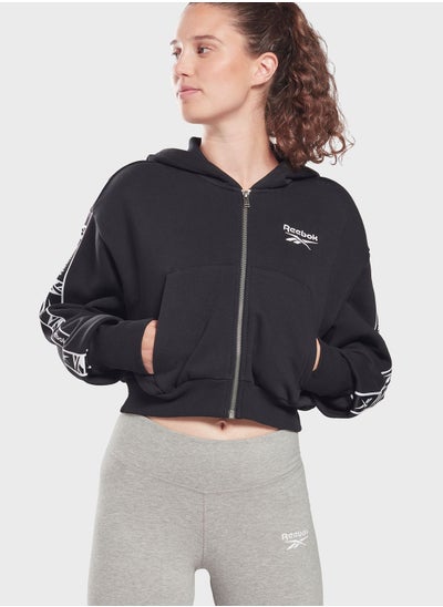 Buy Tape Zip Up Hoodie in UAE