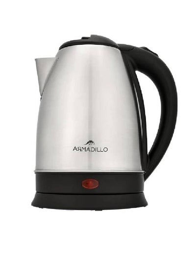 Buy Armadillo Kettle Stainless 1500w, 2L - Silver in Egypt