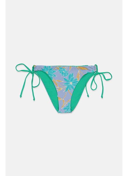 اشتري Women 1 Pc Reversible Bikini Bottom, Green and Lilac في السعودية