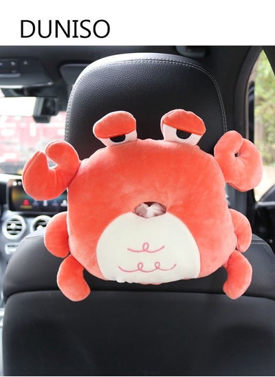 Buy Cartoon Car Sun Visor Tissue Box Holder Paper Towel Napkin Box Cover Seat Back Bracket Portable Car Mount Organizer Car Accessories in Saudi Arabia