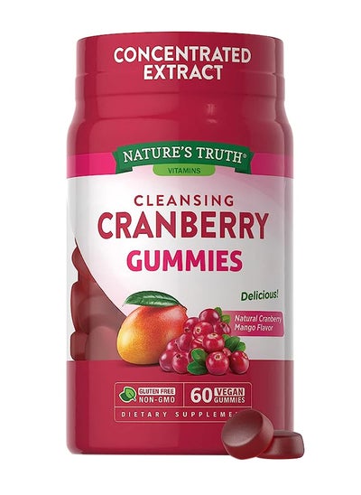 Buy Cleansing Cranberry, 60 Vegan Gummies in UAE