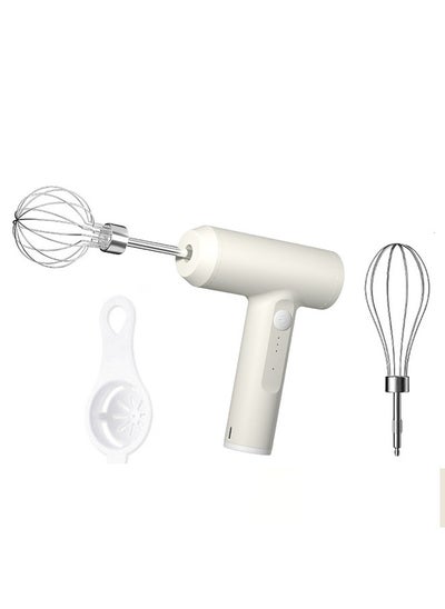 Buy Electric Egg Beater with Two Wire Beaters Food Beater Whisk 3 Speeds Upright Wireless Handheld Mixer with Egg Separator for Baking Cake Egg Cream in UAE