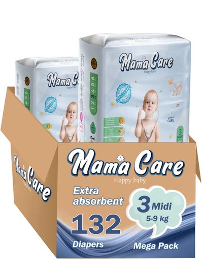 Buy Mama Care Midi Size 3 Diapers  Bundle of 2packs 132 in UAE