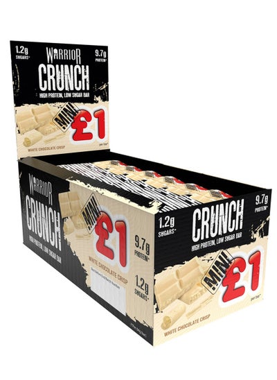 Buy Mini High Protein Bar - White Chocolate Crisp - (24 pcs) in Saudi Arabia