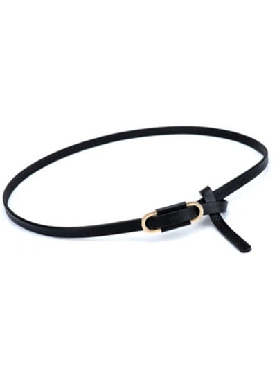 اشتري Leather Knotted Thin Belt في السعودية