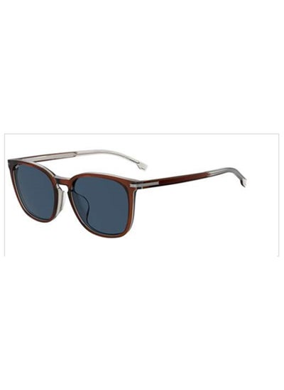 اشتري Men's UV Protection Rectangular Sunglasses - Boss 1668/F/Sk Brown 18 - Lens Size: 46.6 Mm في السعودية