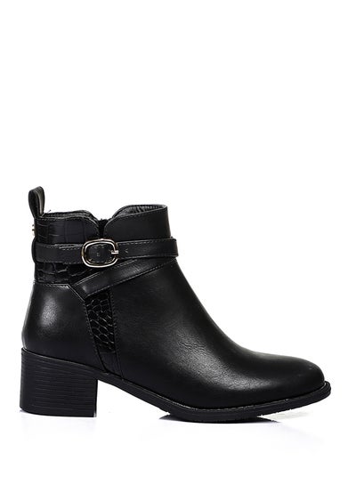 Buy Buckle strapped ankle boots in Egypt
