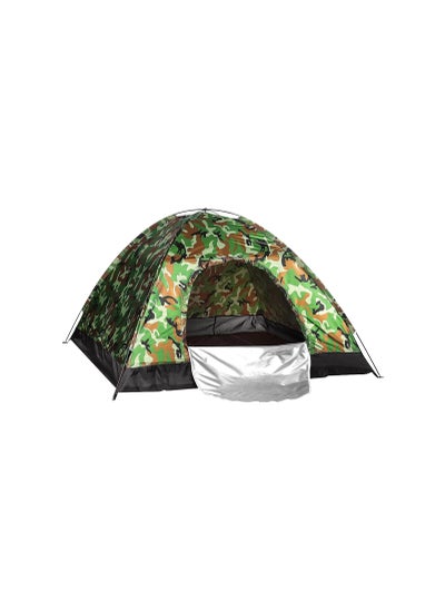 Buy 1-Piece Outdoor Camouflage Camping Tent Hiking Outdoor Equipment 3-4 Person in UAE