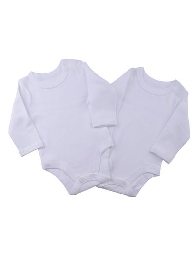 Buy Baby Long Sleeves Bodysuit 2/pack in Egypt