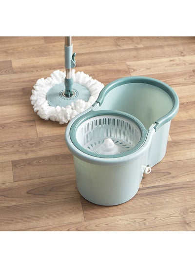 اشتري Atlanta Easy Spin Mop Bucket Set 45 x 22 x 23.5 cm في الامارات