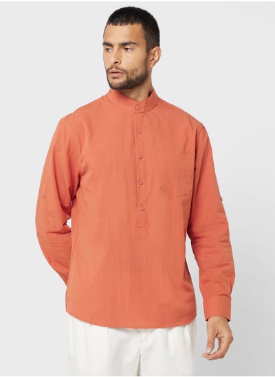 Buy Grandad Collar Shirt in UAE