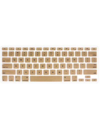 Buy Ntech English Language Silicone Keyboard Cover for A1466 A1369 MacBook Pro 13/15/17in A1278/A1425/A1502/A1286/A1398 US Layout in UAE