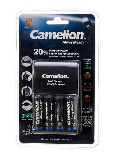 Buy Camelion BC-1002A Fast Charger With 4 Battery 2500mAh in Egypt