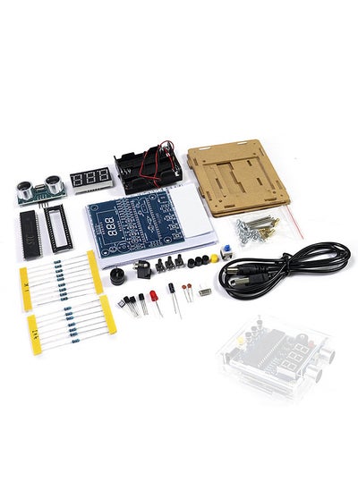 اشتري Distance Measuring Loose Parts Distance Measuring Instrument Based On 51 Microcontroller Designed Reversing Radars Alarm DIY Electronic Soldering Kit في الامارات